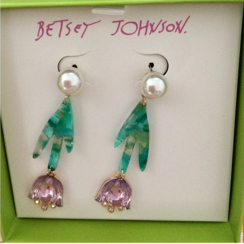Betsey Johnson Tulip Earrings